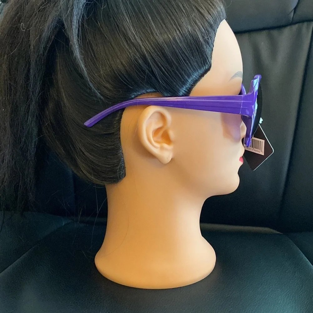 Fashion Sunglasses Oversized Purple Women